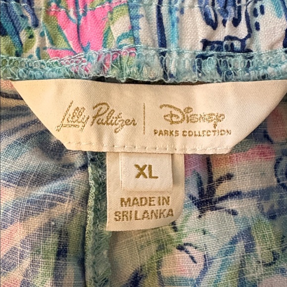 Lilly Pulitzer Disney Cinderella Lilo Linen Shorts - Picture 7 of 8